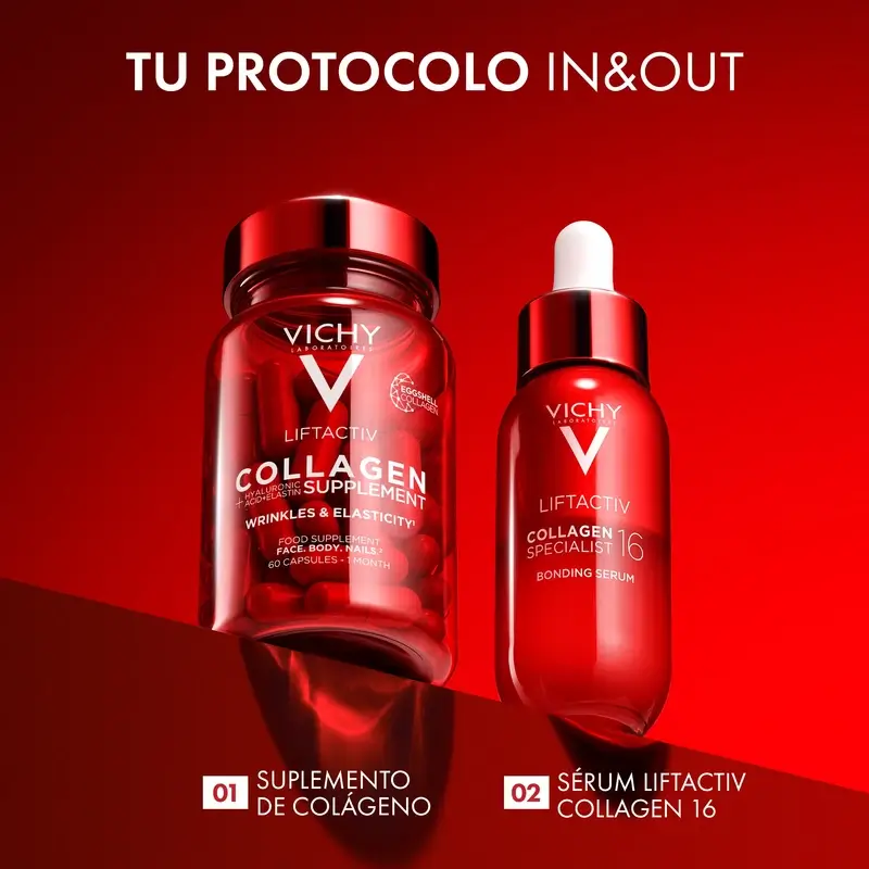 Vichy Liftactiv Colágeno Antiedad Con Vitaminas y Minerales, 60 Cápsulas - Image 8