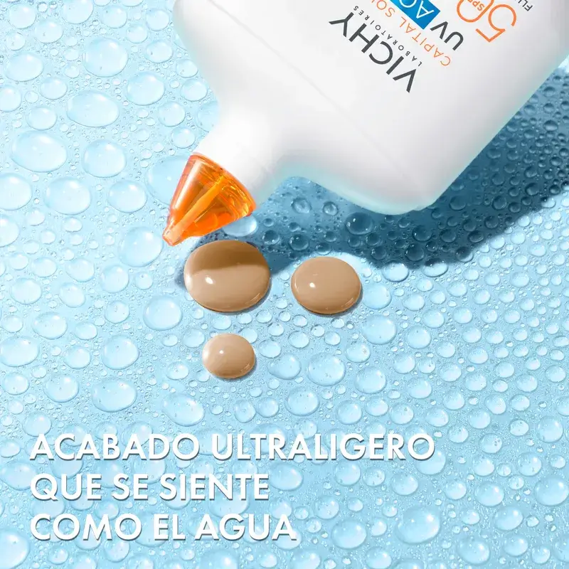 Vichy Solar Uv Aqua Hydrating Fluid Spf50 Tono Medio , 50 ml - Image 8