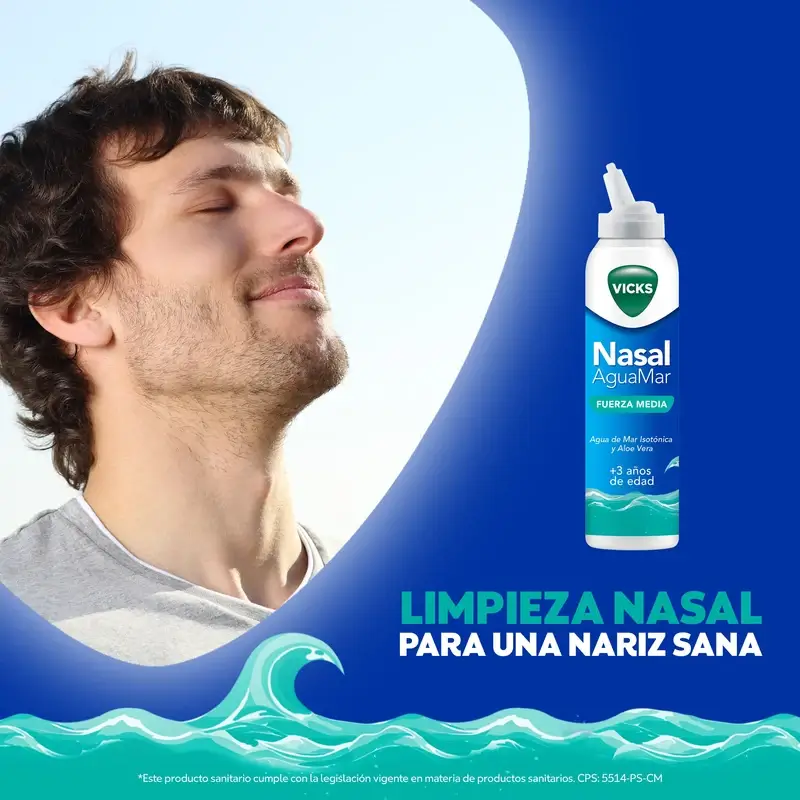 Vicks Nasal Aguamar Fuerza Media , 120 ml - Image 4