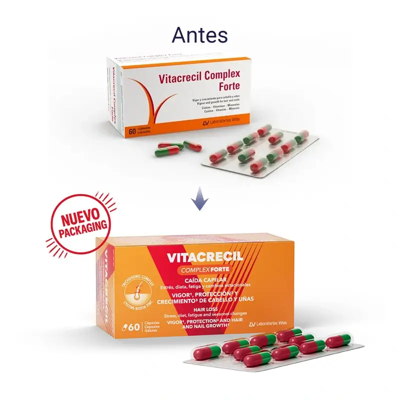 Vitacrecil Complex Forte, Pack 2 x 60 Cápsulas - Image 2