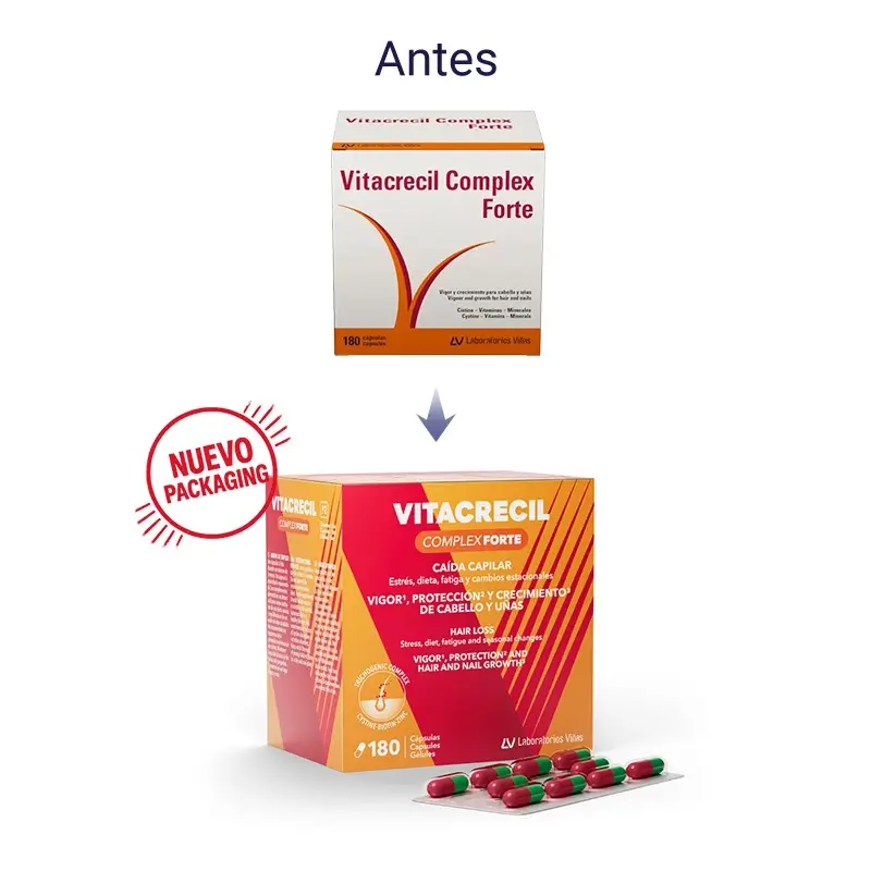 Vitacrecil Complex Forte, Pack 3 x 180 cápsulas - Image 2