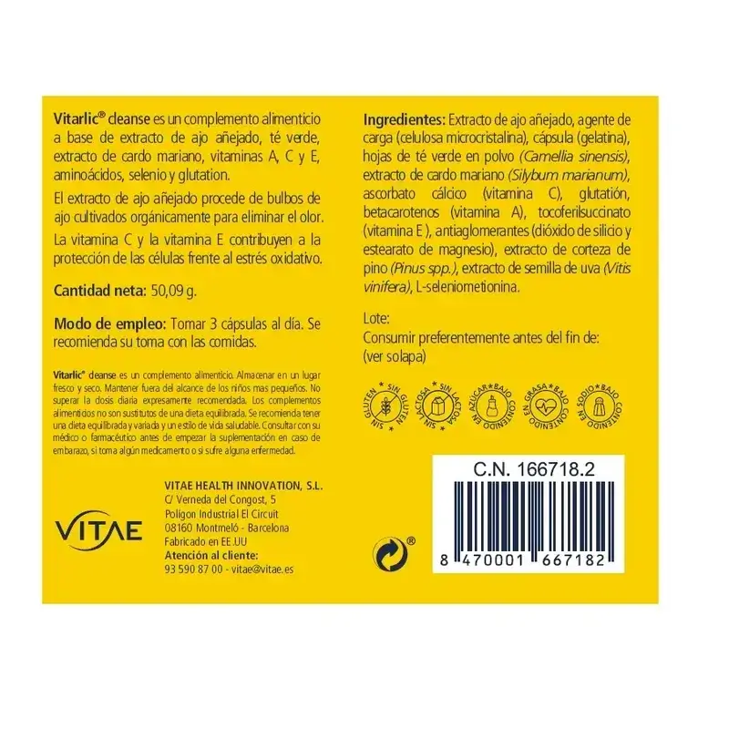 Vitae Pack Detox (Chlorella 60 + Vitarlic Cleanse 90) - Image 3