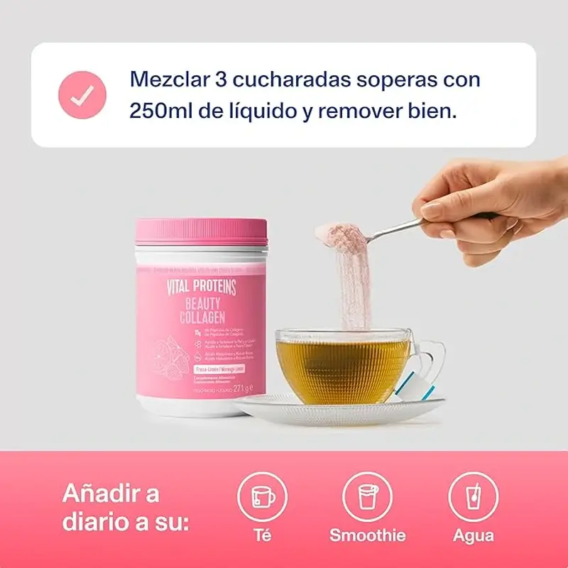 Vital Proteins Pack colágeno neutro y beauty collagen fresa limon - Image 9