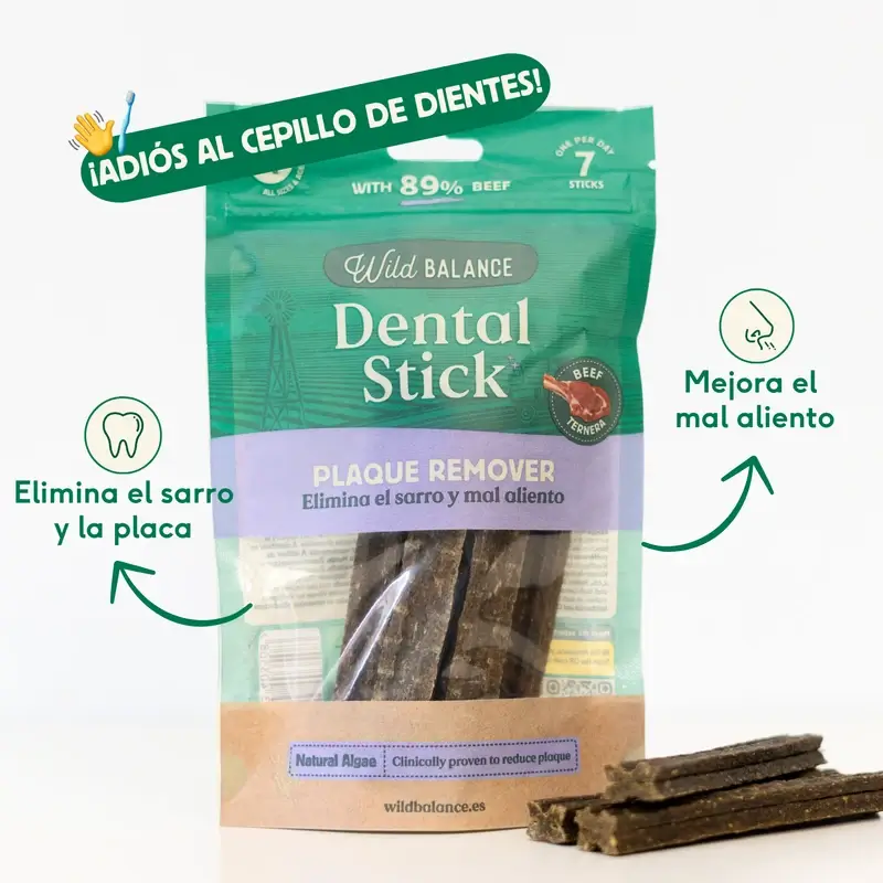Wild Balance Snacks Stick Dental Fuera Placa , 7 sticks - Image 2