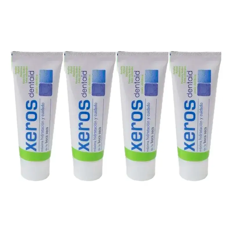 Xeros Dentaid Pasta Dental, Pack 4 x 75 ml