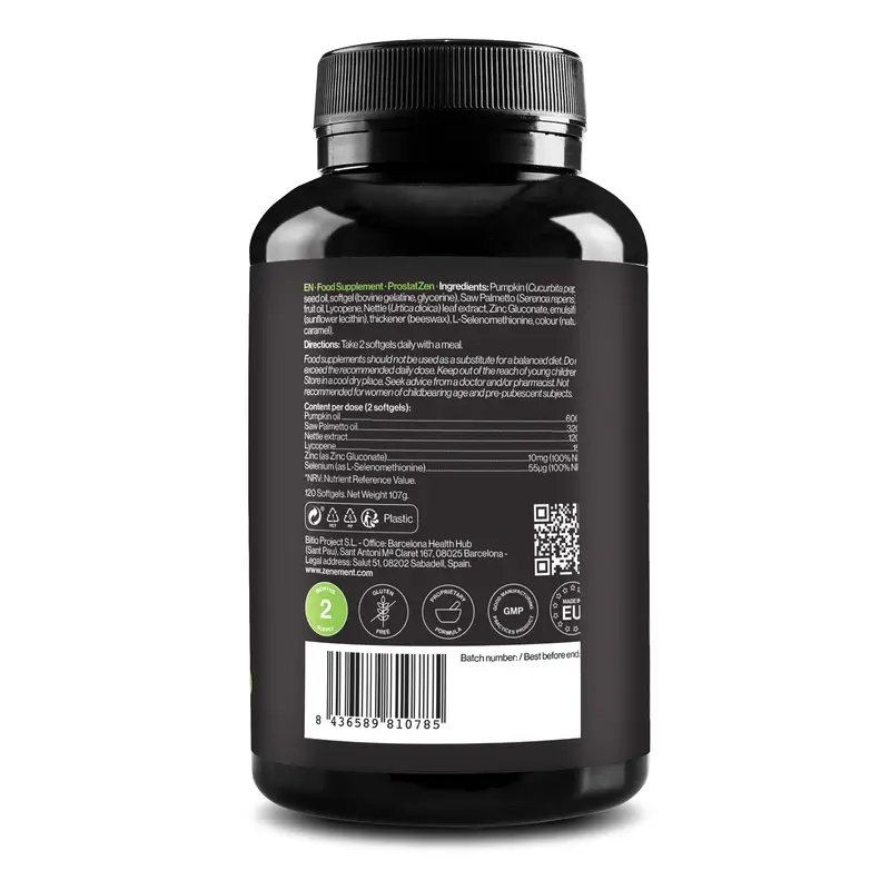 Zenement Prostatzen, 120 cápsulas blandas - Image 2
