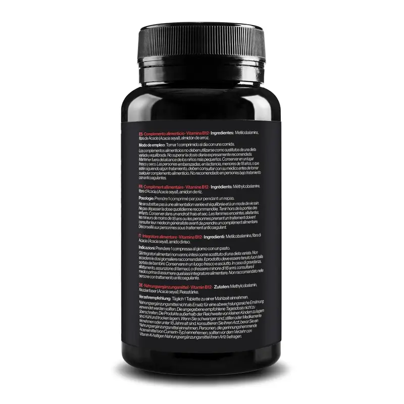Zenement Vitamina B12 1000Mcg, 450 comprimidos veganos - Image 3