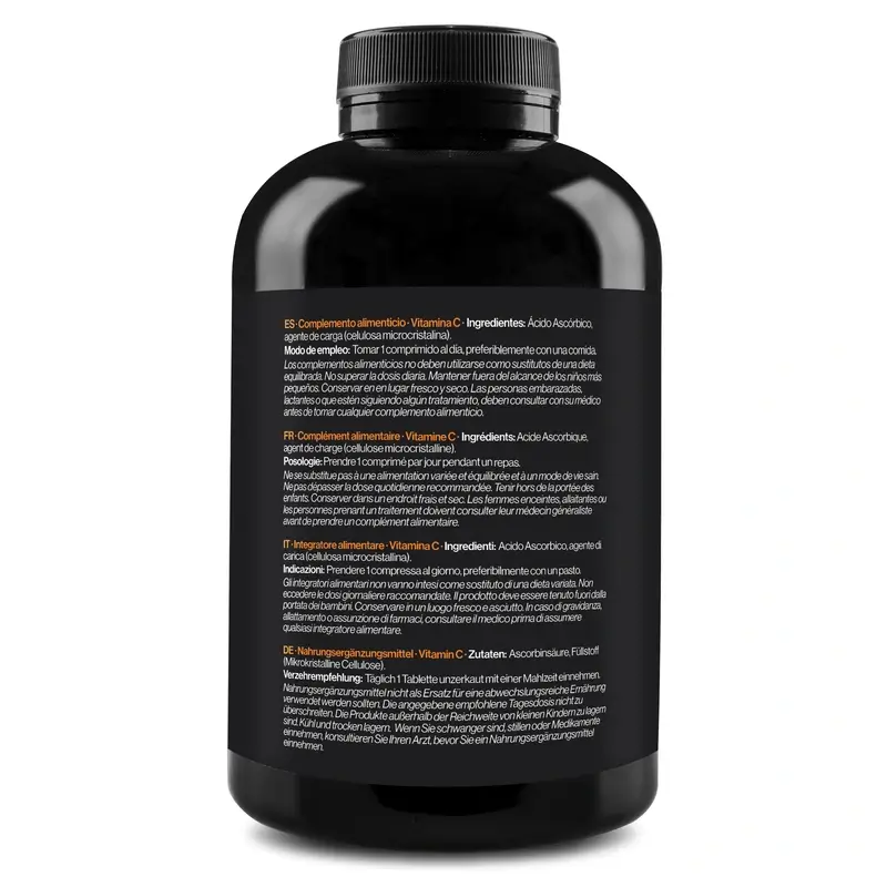 Zenement Vitamina C 1000 Mg, 270 comprimidos veganos - Image 8