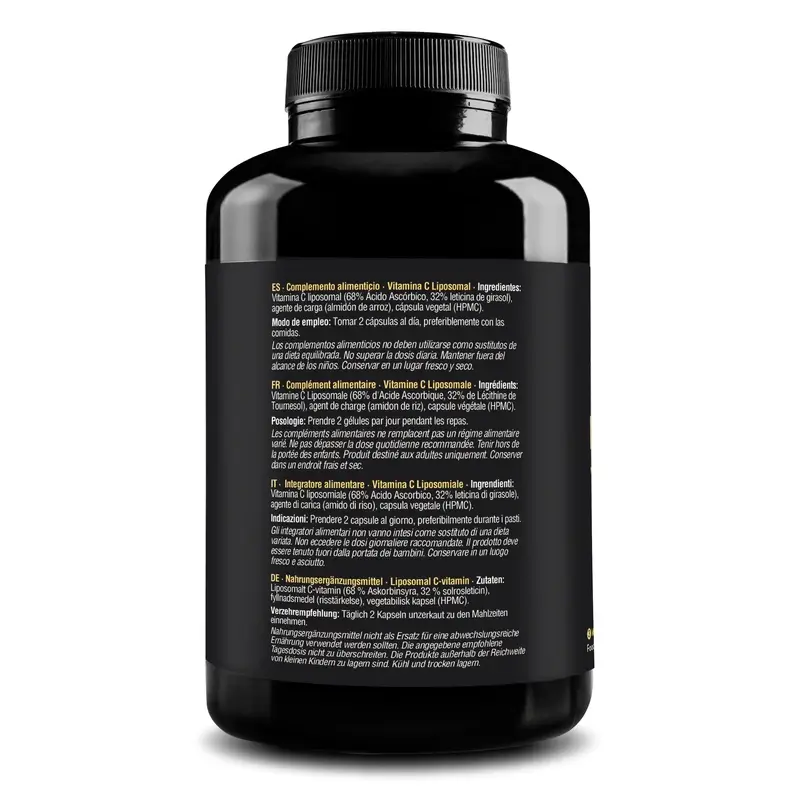 Zenement Vitamina C Liposomal, 180 cápsulas veganas - Image 3